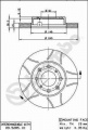 Brzdový kotouč BREMBO MAX 09.5285.75 - HONDA
