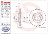 Brzdový kotouč BREMBO 09.7395.10 - TOYOTA