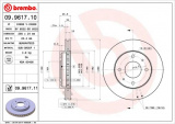 Brzdový kotouč BREMBO 09.9617.11