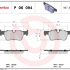 Sada brzdových destiček BREMBO P06094 - BMW, MINI