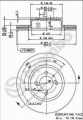 Brzdový kotouč BREMBO 09.4768.10 - ALFA ROMEO, FIAT, LANCIA