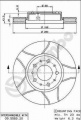 Brzdový kotouč BREMBO MAX 09.5568.76 - VOLVO