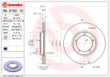 Brzdový kotouč BREMBO 09.5782.10 - PORSCHE