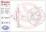Brzdový kotouč BREMBO 08.8682.1X
