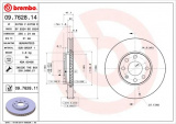 Brzdový kotouč BREMBO 09.7628.14 - OPEL
