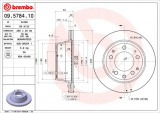 Brzdový kotouč BREMBO 09.5784.10 - PORSCHE