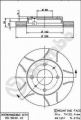 Brzdový kotouč BREMBO MAX 09.5640.75 - MITSUBISHI