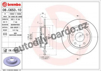 Brzdový kotouč BREMBO 08.C653.11