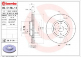 Brzdový kotouč BREMBO 09.C136.10 - MAZDA