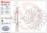 Brzdový kotouč BREMBO 09.B855.51