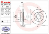Brzdový kotouč BREMBO 09.9753.21