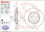 Brzdový kotouč BREMBO 09.C377.11 - OPEL, VAUXHALL
