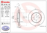 Brzdový kotouč BREMBO 09.A116.11