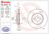 Brzdový kotouč BREMBO 09.A275.10 - FORD