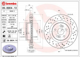 Brzdový kotouč BREMBO 09.8904.1X