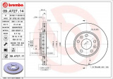 Brzdový kotouč BREMBO 09.A727.11
