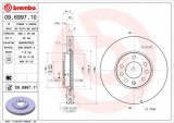 Brzdový kotouč BREMBO 09.6997.10 - OPEL, SAAB