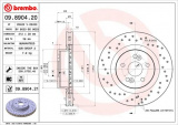 Brzdový kotouč BREMBO 09.8904.20