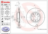 Brzdový kotouč BREMBO 09.C825.11