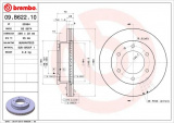 Brzdový kotouč BREMBO 09.B622.10 - FORD, MAZDA
