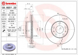 Brzdový kotouč BREMBO 09.8931.21