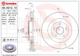 Brzdový kotouč BREMBO 09.N212.11 - JEEP