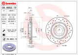 Brzdový kotouč BREMBO 09.A652.1X - AUDI, SEAT, ŠKODA, VW