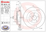 Brzdový kotouč BREMBO 09.N213.11 - JEEP