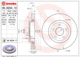 Brzdový kotouč BREMBO 09.N234.11 - DODGE, JEEP