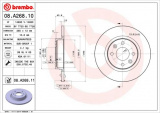 Brzdový kotouč BREMBO 08.A268.10 - DACIA, RENAULT