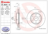 Brzdový kotouč BREMBO 09.B630.10 - NISSAN