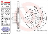 Brzdový kotouč BREMBO 09.C306.1X