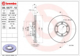 Brzdový kotouč BREMBO 09.5577.10 - ISUZU, OPEL