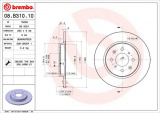 Brzdový kotouč BREMBO 08.B310.10