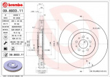 Brzdový kotouč BREMBO 09.8933.11 - ALFA ROMEO