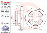 Brzdový kotouč BREMBO 09.9086.11