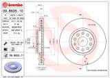 Brzdový kotouč BREMBO 09.B635.10 - SEAT, SKODA, VW