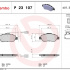 Sada brzdových destiček BREMBO P23107 - FIAT