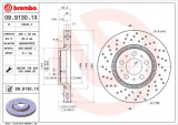 Brzdový kotouč BREMBO 09.9130.1X