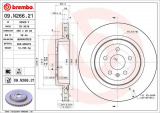 Brzdový kotouč BREMBO 09.N266.21 - TESLA