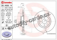 Brzdový kotouč BREMBO 09.4939.11