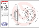 Brzdový kotouč BREMBO 08.B360.10