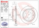 Brzdový kotouč BREMBO 09.B637.11 - MITSUBISHI