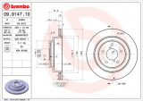 Brzdový kotouč BREMBO 09.9147.10