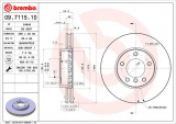 Brzdový kotouč BREMBO 09.7115.10 - BMW
