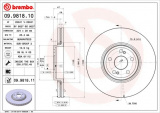 Brzdový kotouč BREMBO 09.9818.11