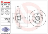 Brzdový kotouč BREMBO 08.B391.37