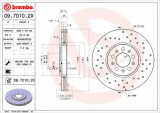 Brzdový kotouč BREMBO 09.7010.2X