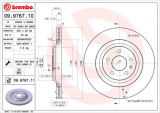 Brzdový kotouč BREMBO 09.9767.11
