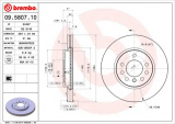 Brzdový kotouč BREMBO 09.5807.10 - OPEL, SAAB